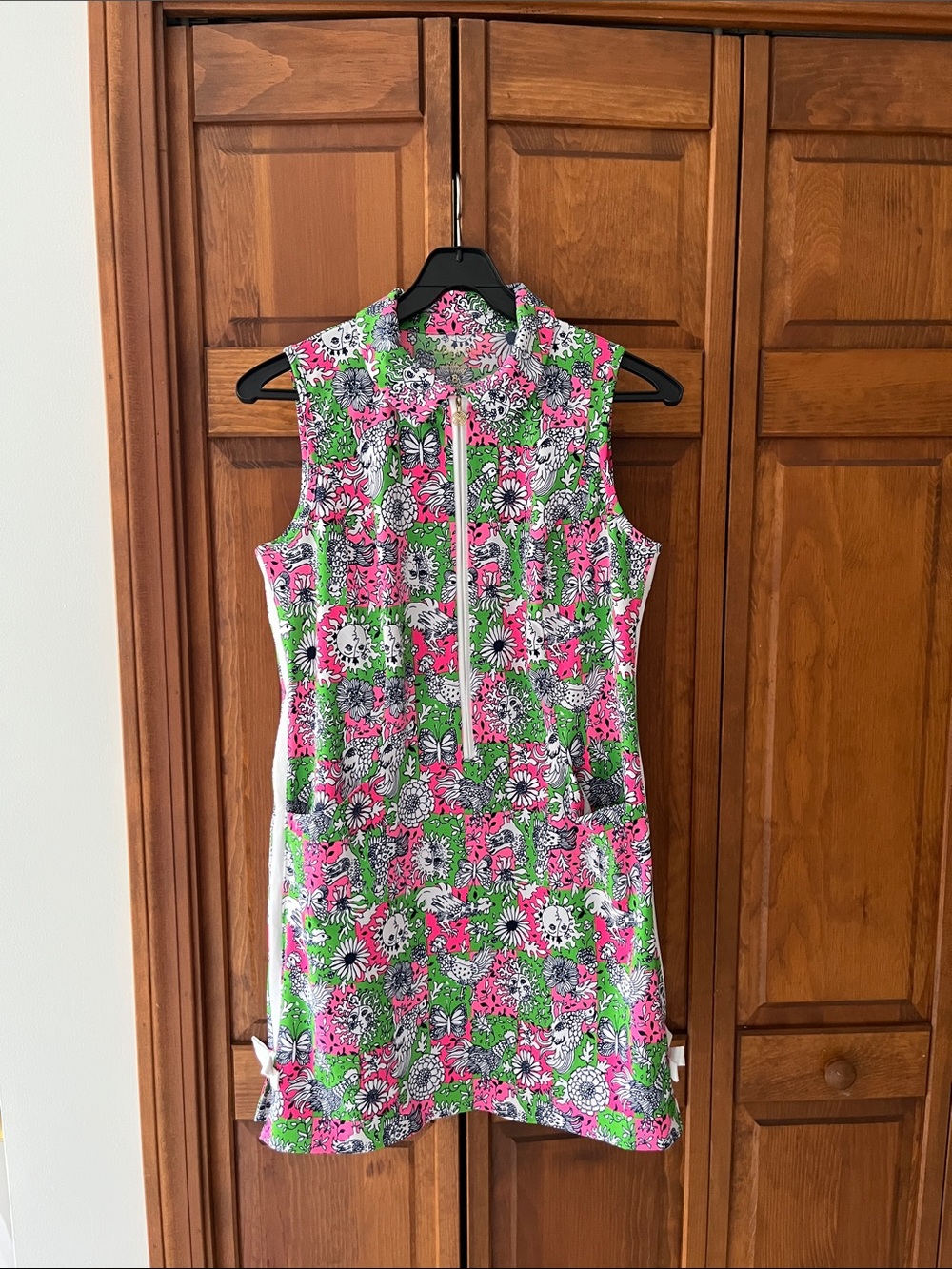 Lilly Pulitzer Sleeveless Luxletic Kathy Bow Active Dress in Sz. 8